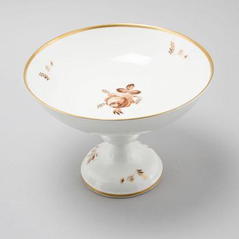 KAFFESERVIS, 26 delar, porslin, "Brun rose", Royal Copenhagen, 1900-talets andra hälft.
