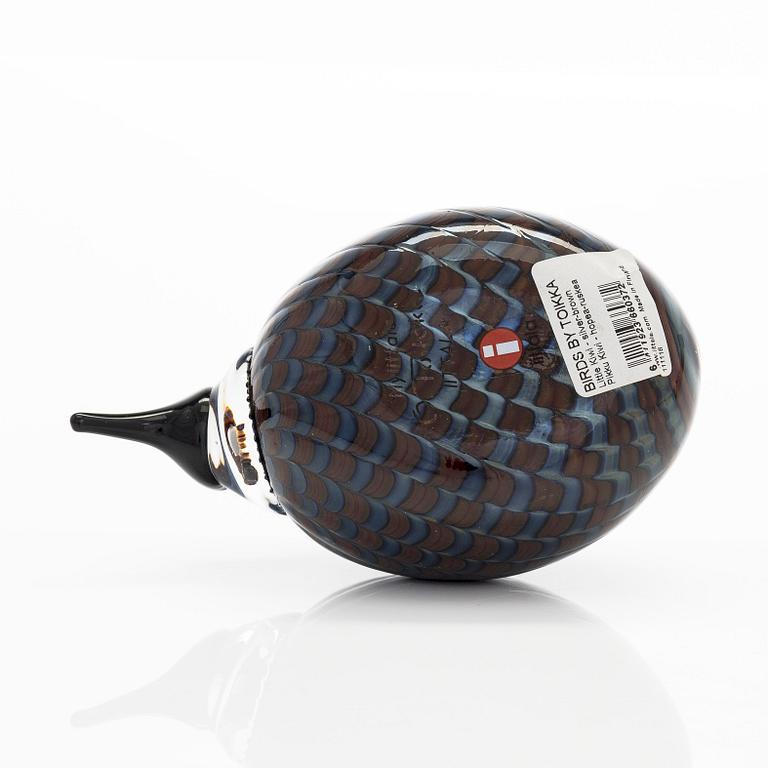Oiva Toikka, A glass bird, 'Little Kiwi', signed O. Toikka Iittala.