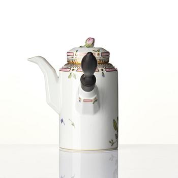 A Royal Copenhagen 'Flora Danica' coffee pot with cover, Denmark, 20th century.