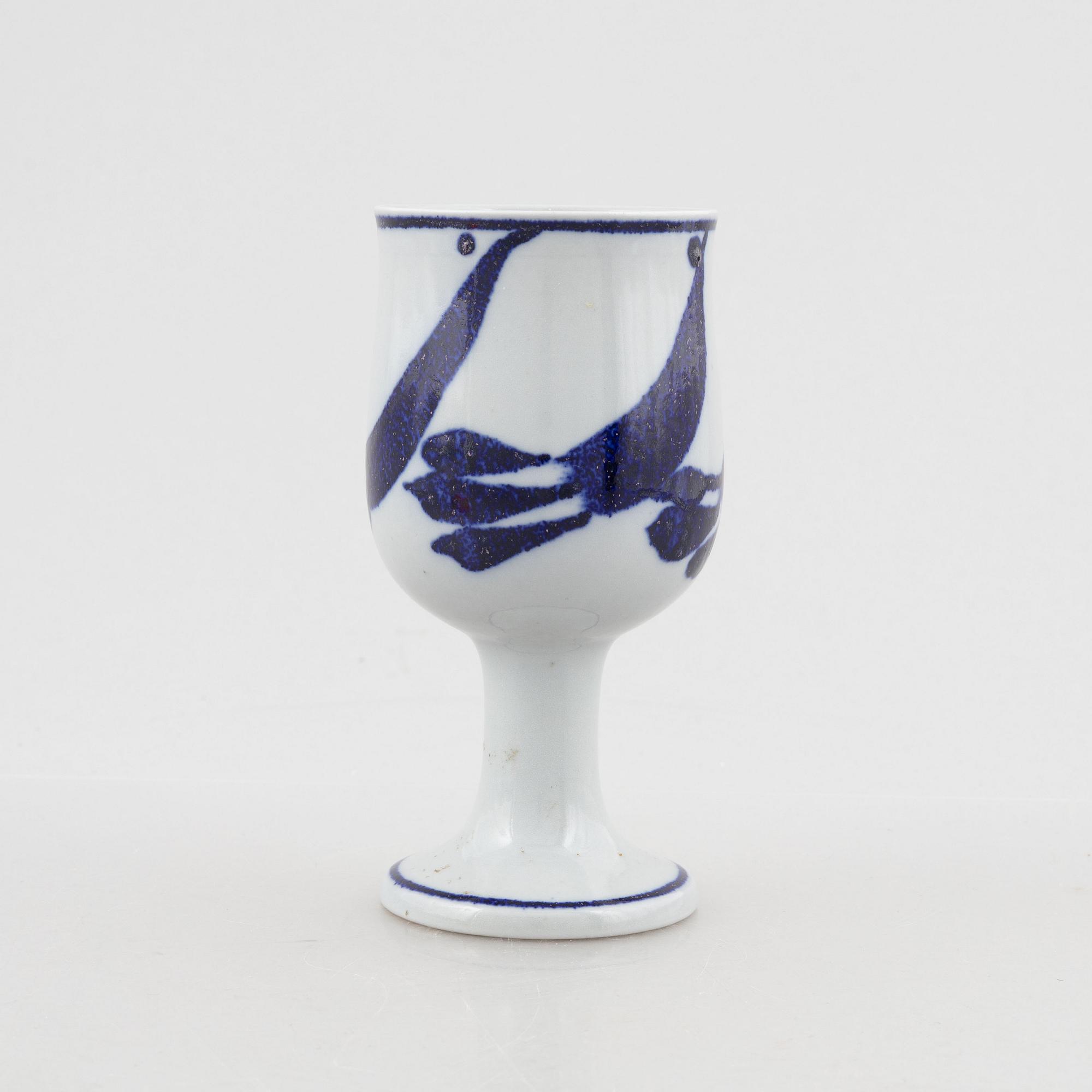 Lisa Larson, bägare/vas, stengods, Gustavsbergs Studio.