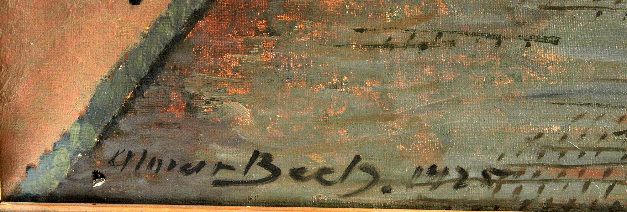 ALMAR BECH, olja på duk, sign o dat 1925.
