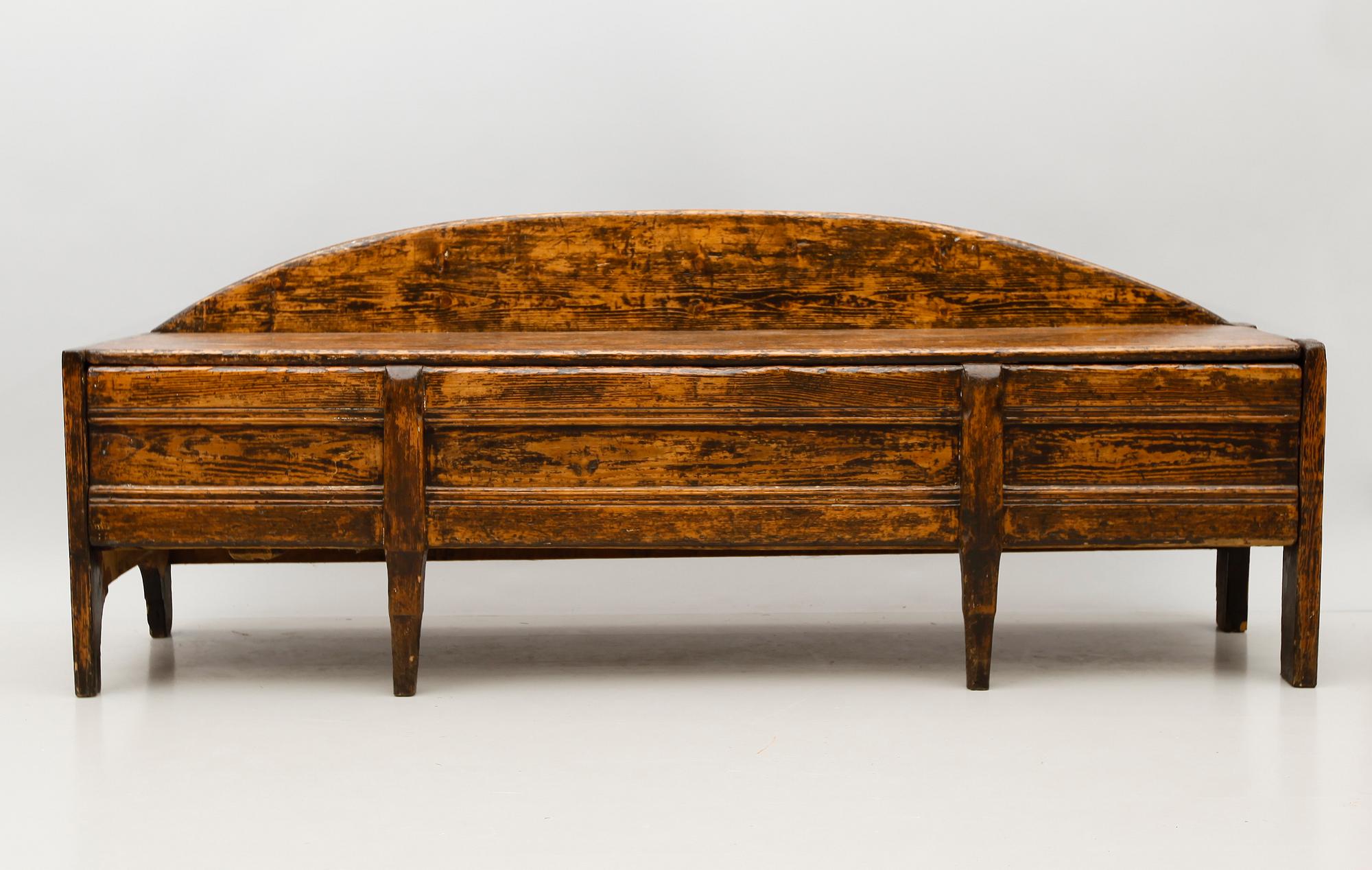 FÅLLBÄNK, allmoge, 1800-talets första hälft.