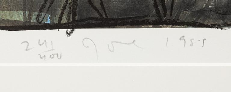 Jim Dine, "The New Year's Tree I". From: "The Astra Set".