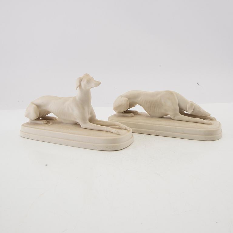 Figurines, 2 pcs, Parian, Gustafsberg, 1908 and 1925.