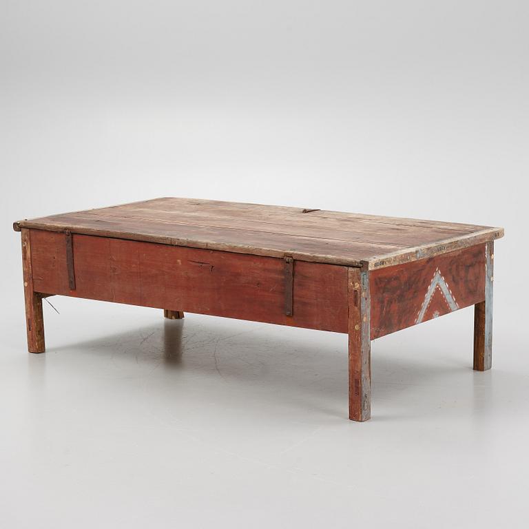 A Swedish provincial chest table, 19th century.