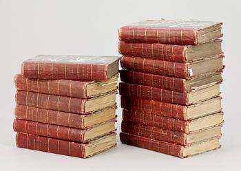 MODEMAGASIN, 15 vol, "La Belle Assemblée or Bell´s Court an Fashionable Magazine" London 1807-15.