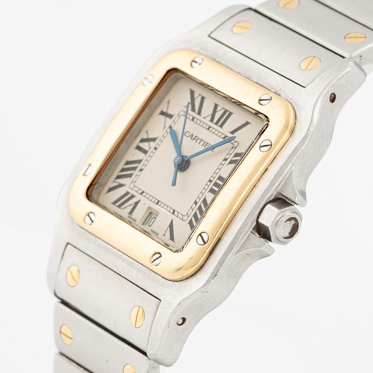 Cartier, Santos Galbée, armbandsur, 29 x 29 (41) mm.