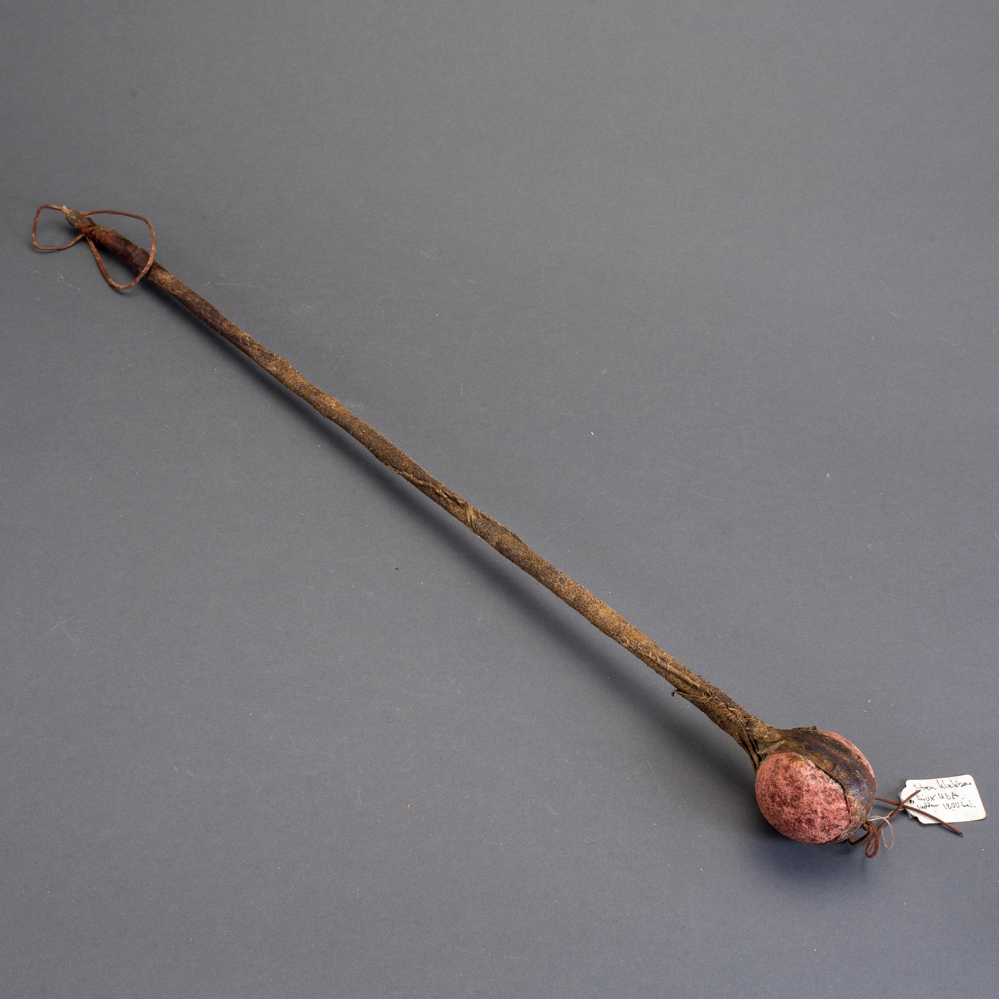 STRIDSKLUBBA, prärieindian, USA, troligen 1800-tal.