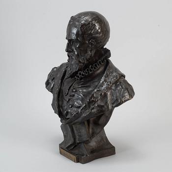 ÉMILE LOUIS PICAULT, sculpture, bronze, signed.