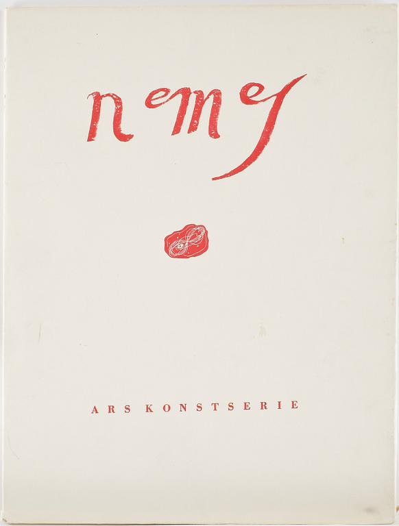 ENDRE NEMES, litografier, 6 st, i mapp. Signerade.