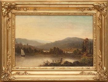 GUSTAF KINNMANSON, olja på duk, signerad.