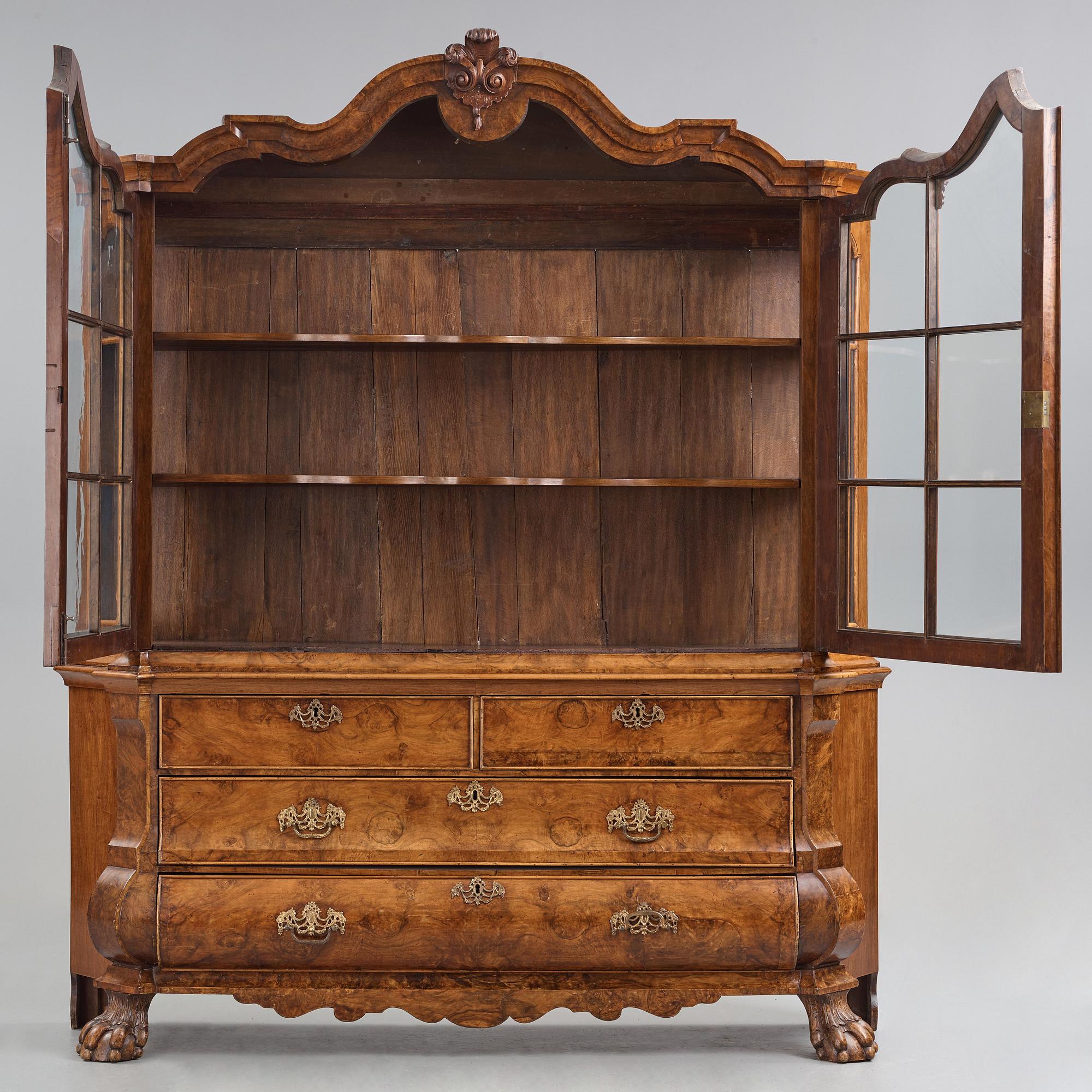 A Dutch 18th century cabinet.