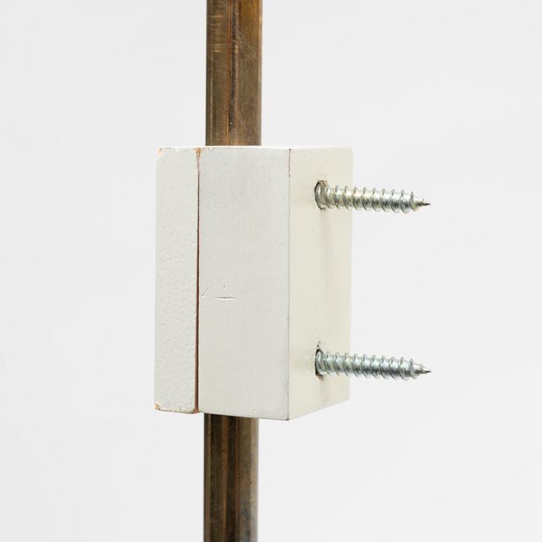 A set of six brass wall lights, Bergboms, second half of the 20th Century.