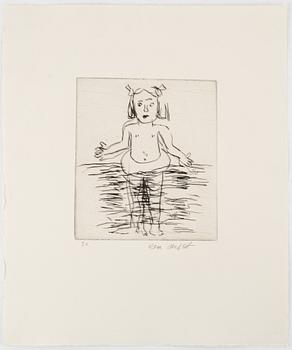 Lena Cronqvist, "Badande flicka".