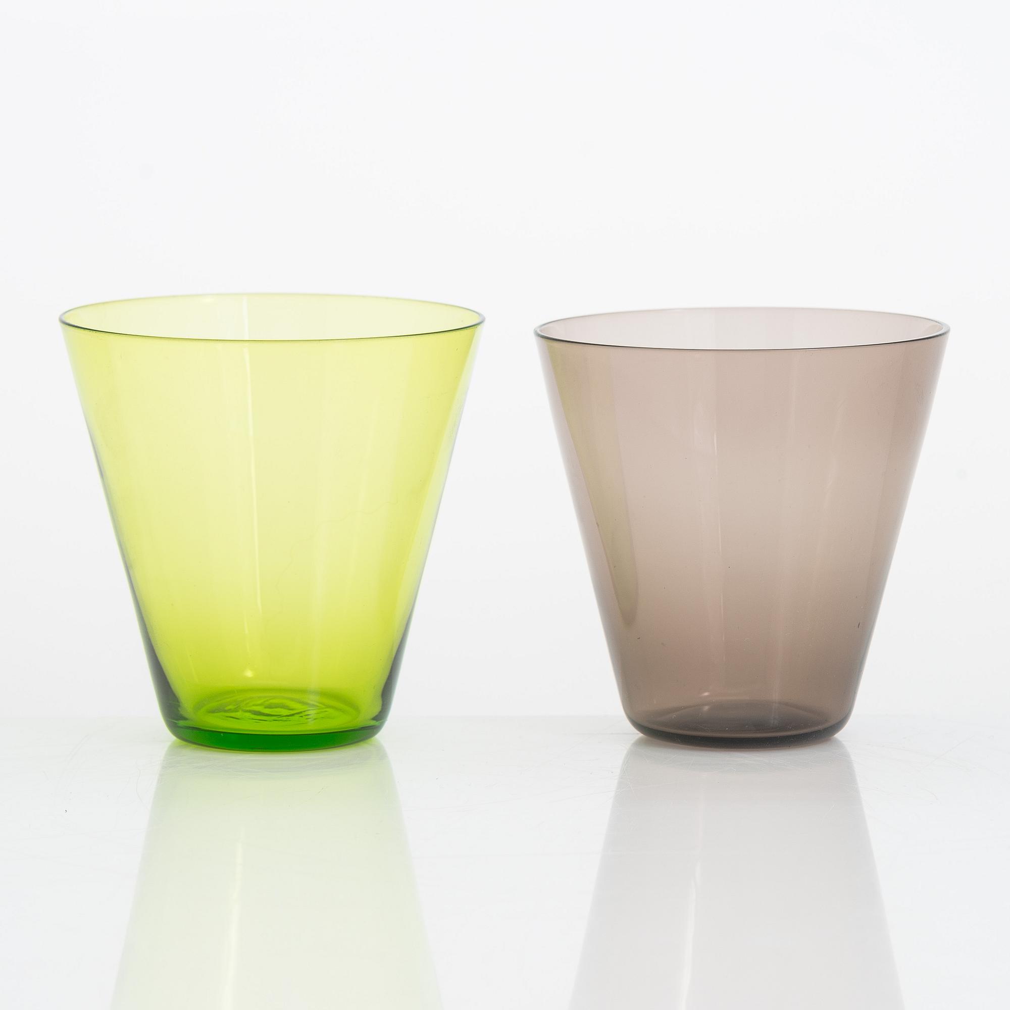 Kaj Franck, A pitcher '1609' and 4 drinking glasses 'Kimara'.
