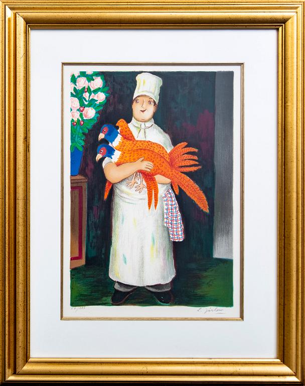 Lennart Jirlow, lithograph in colours signed and numbered 57/285.