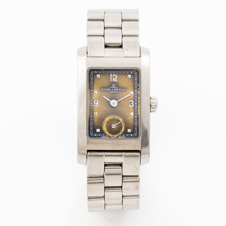 Baume & Mercier, Hampton, "Tropical Dial", wristwatch, 20 x 26 (34) mm.