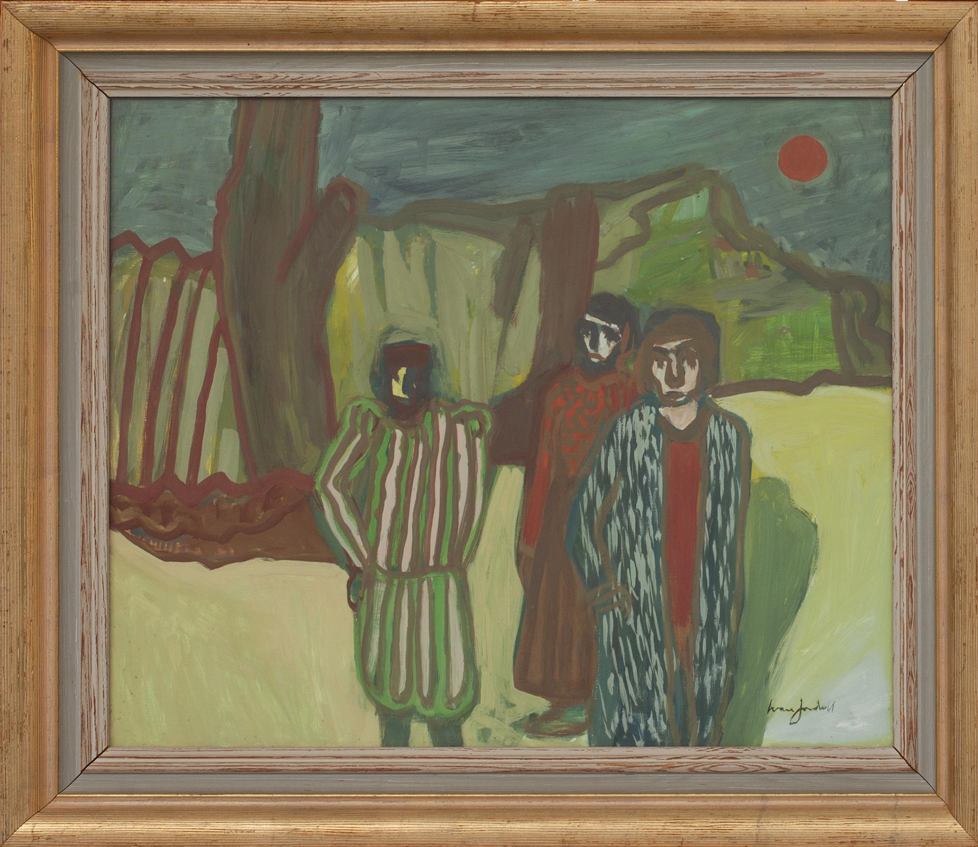 IVAN JORDELL (SVERIGE), gouache, signerad.