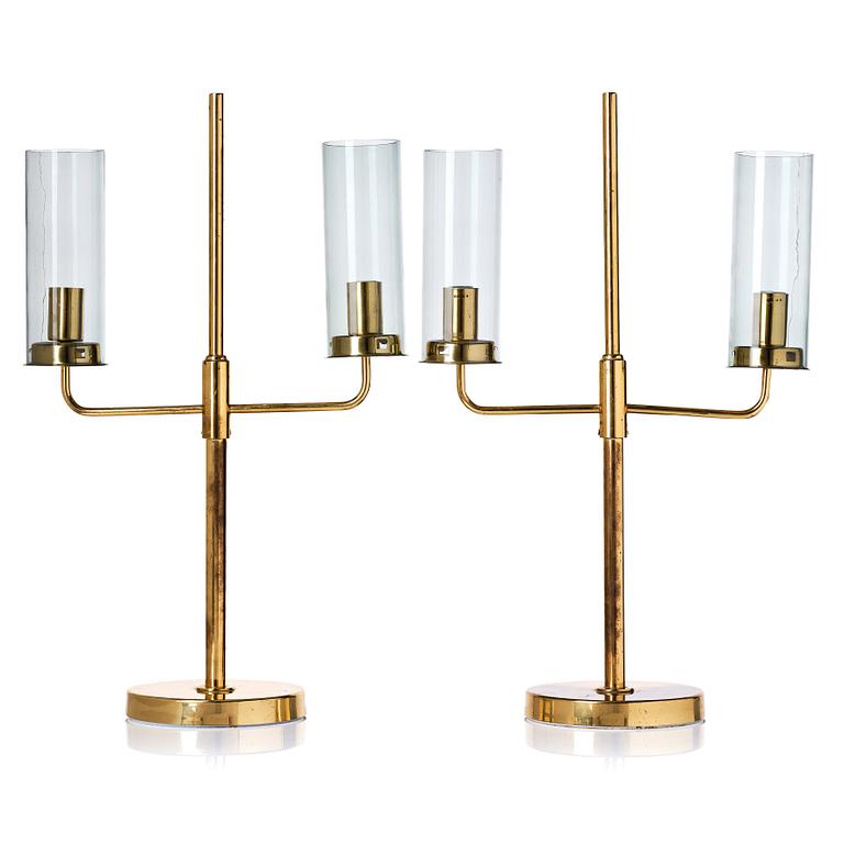 Hans-Agne Jakobsson, a pair of table lamps, 'Sonata', model C3045/A1, Hans-Agne Jakobsson AB Markaryd, 1960-1970s.