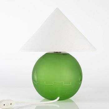 Elis Bergh, tillskriven, två bordslampor, Swedish Grace, Kosta, 1930-tal.