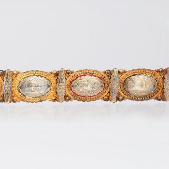An Ottoman empire / Armenian bridal belt, around 1890-1910.