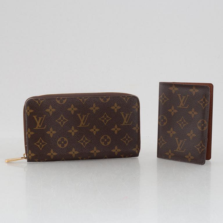 Louis Vuitton, wallets, 2 pcs, including "Zippy organizer", 2010-.