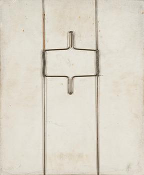 Annikki Hovisaari, a stoneware relief, signed AH ARABIA.