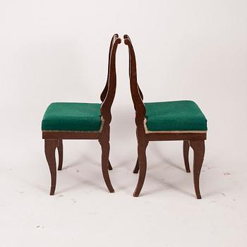 STOLAR, 4 st, biedermeierstil, ca 1900.