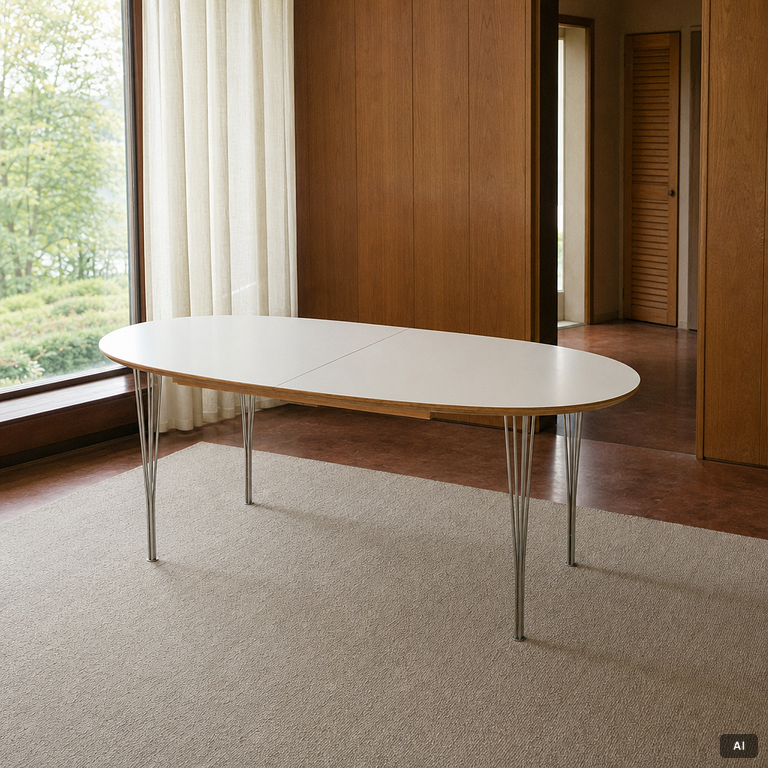 Dining table, Haslev, Denmark.