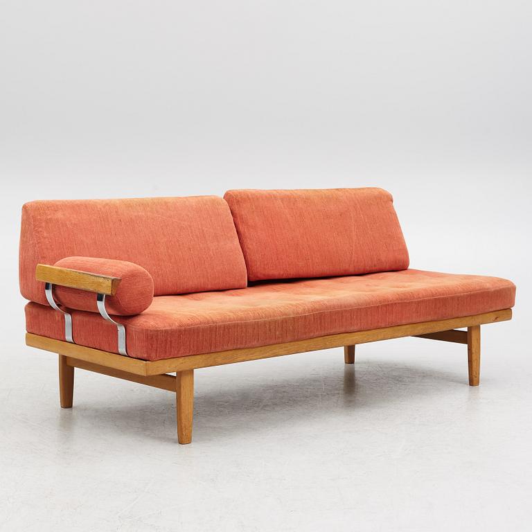 Alf Svensson & Yngvar Sandström (S-design), sofa / daybed, "Carina", Kock Möbel AB, Malmö, 1960s.