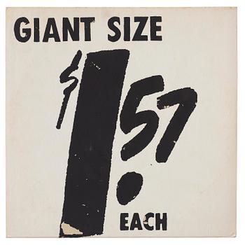 509. Andy Warhol, "$1.57 Giant Size".