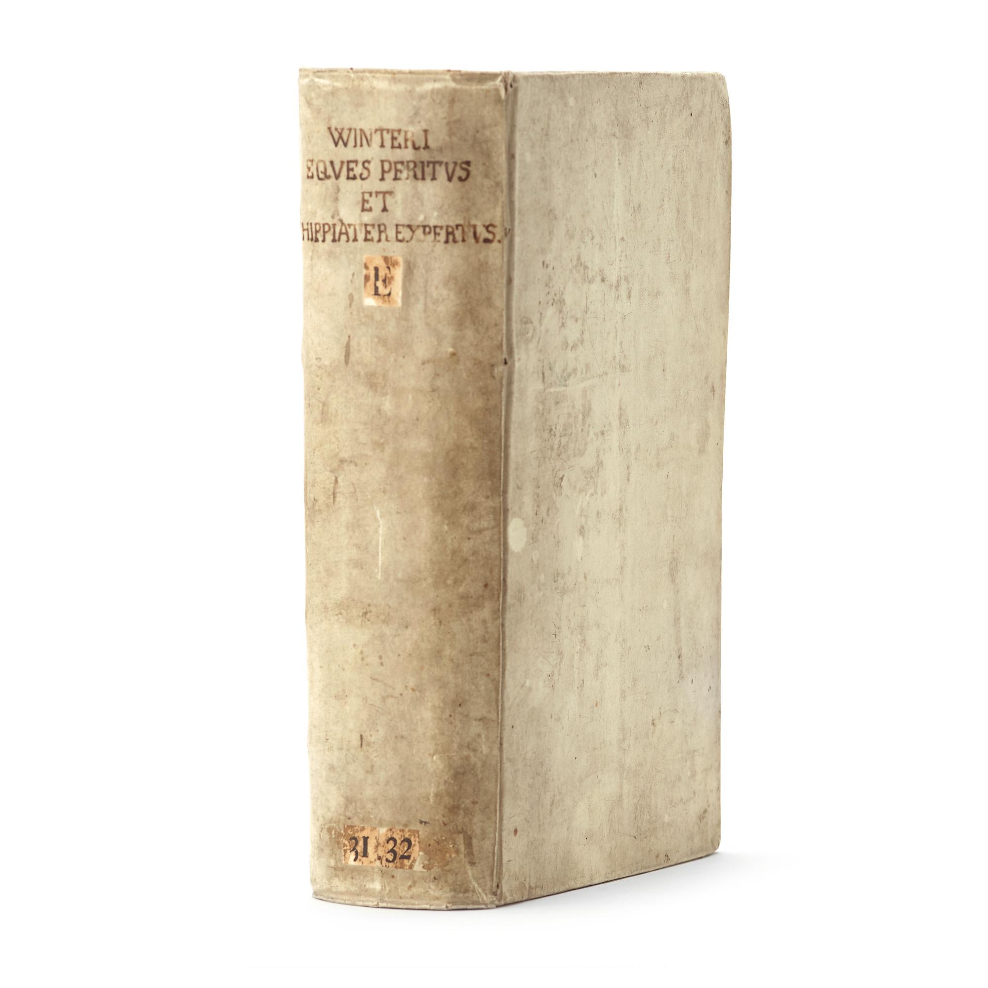 GEORG SIMON WINTER VON ADLERSFLÜGEL, Bellerophon, sive Eques peritus..", Nuremberg Wolfgang Moritz Endter, 1678.