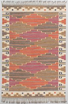 MÄRTA MÅÅS-FJETTERSTRÖM, A CARPET, "Bruna heden", flat weave, ca 244,5 x 173 cm, signed AB MMF.