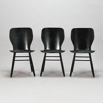 Olof Ottelin, stolar, 3 st, "Mumin" Kervo Snickerifabrik, Stockmann, 1900-talets mitt.