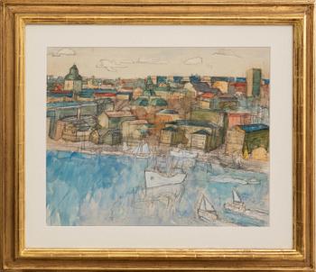 Hilding Linnqvist, View of Stockholm.