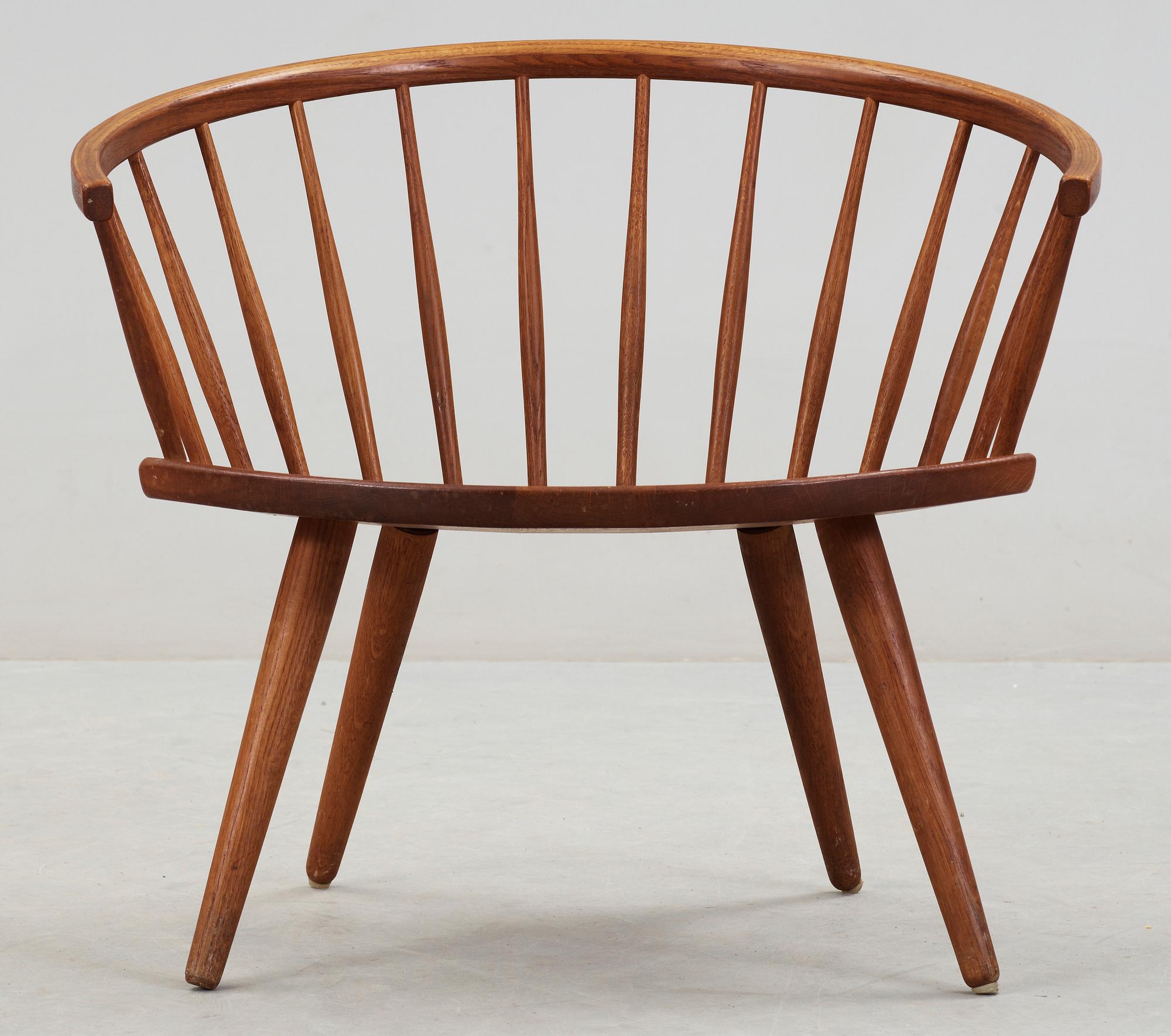 KARMSTOL, "Arka" Yngve Ekström, modellen formgiven 1955.