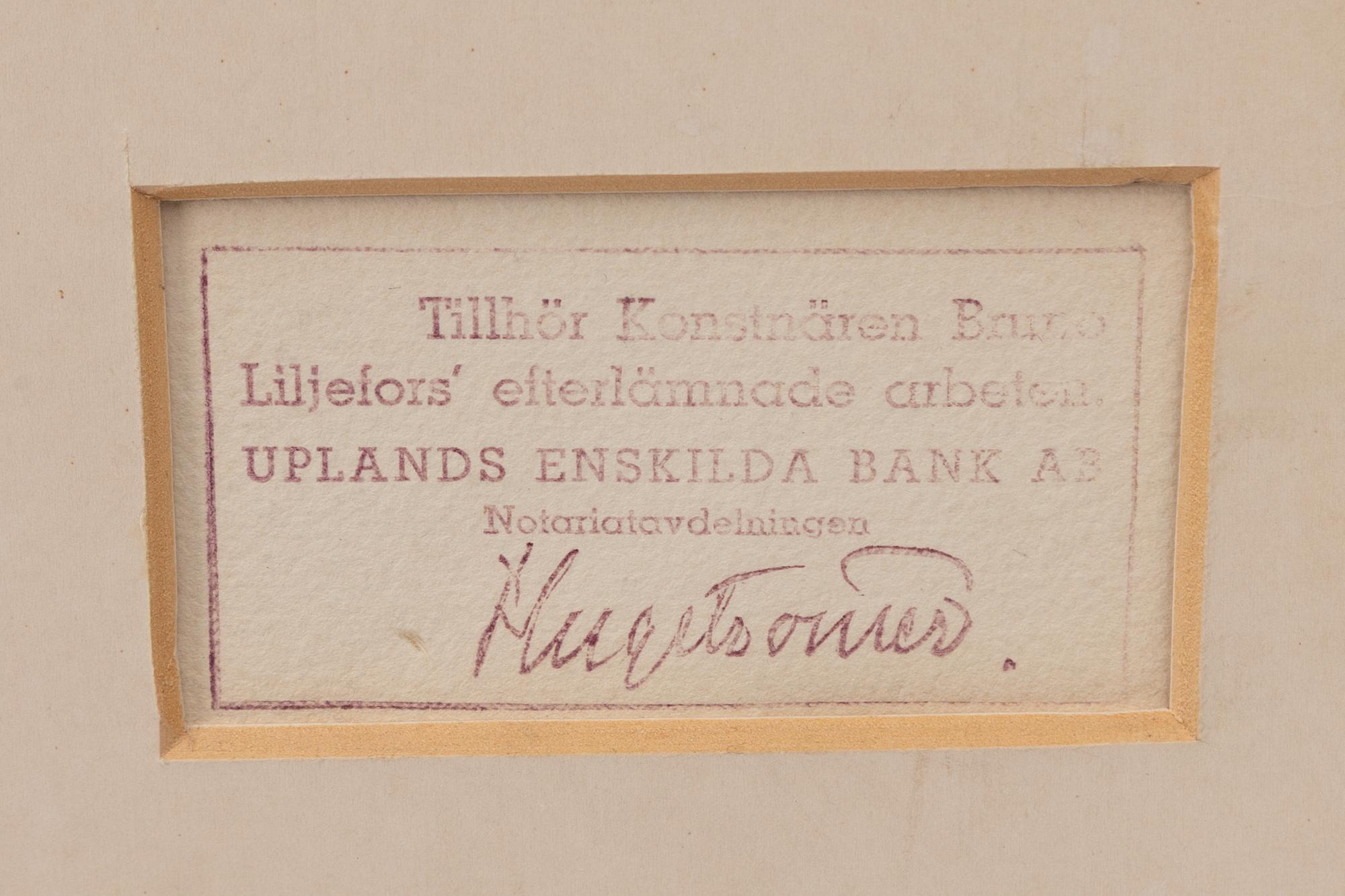 Bruno Liljefors, Gräsand.