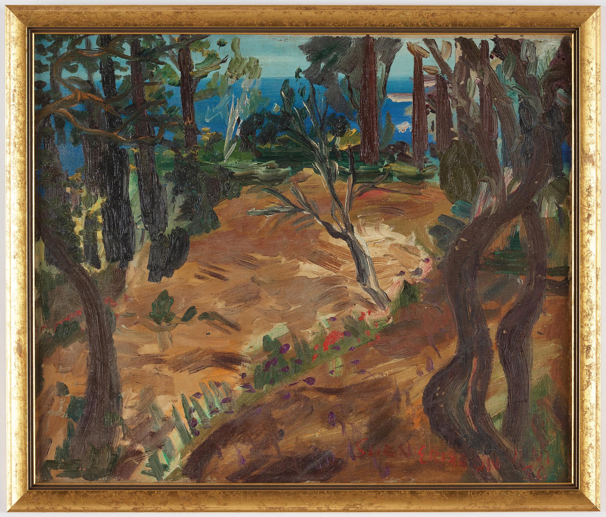 SVEN X:ET ERIXSON, oil on canvas, signed and dated june -39.