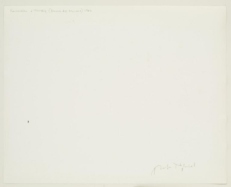 RALPH NYKVIST, silvergelatinfoto, sign a tergo.