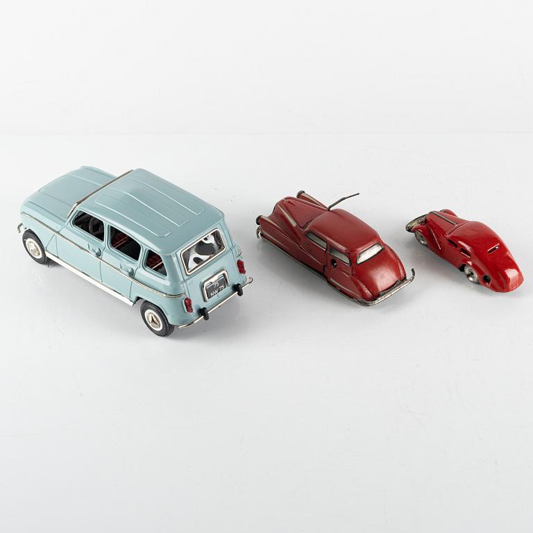 Joustra, including, 3 parts, "Renault 4L" "Auto-Miracle" and "Pico auto-stop", France, mid-20th century.