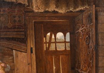 Ernst Josephson, In the attic, Numedal.