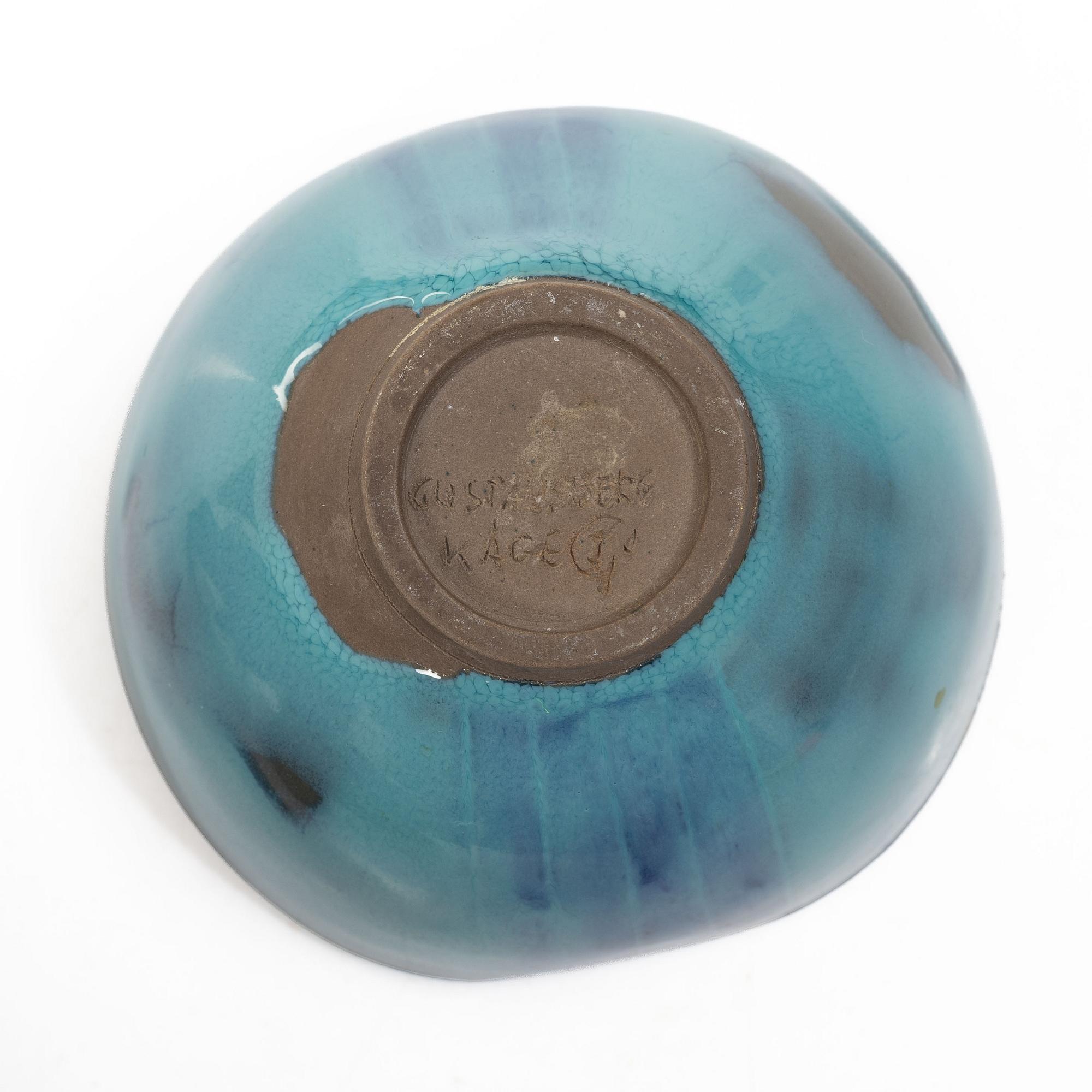 Wilhelm Kåge, a bowl, Farsta ware, Gustavsberg Studio.