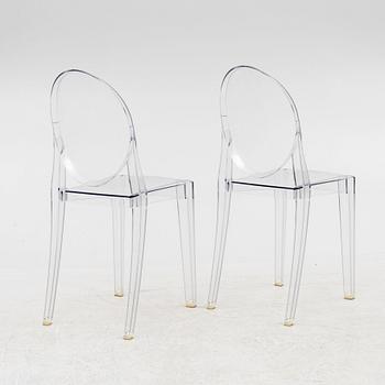 Philippe Starck, stolar, ett par, "Victoria Ghost", Kartell.