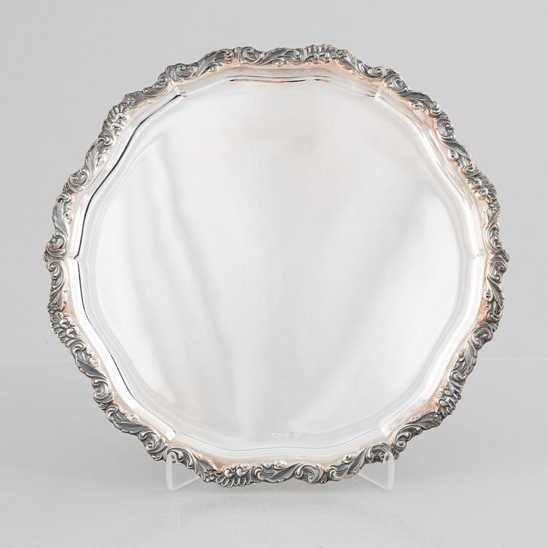 A silver tray, Kultakeskus, Hämeenlinna, Finland 1980.