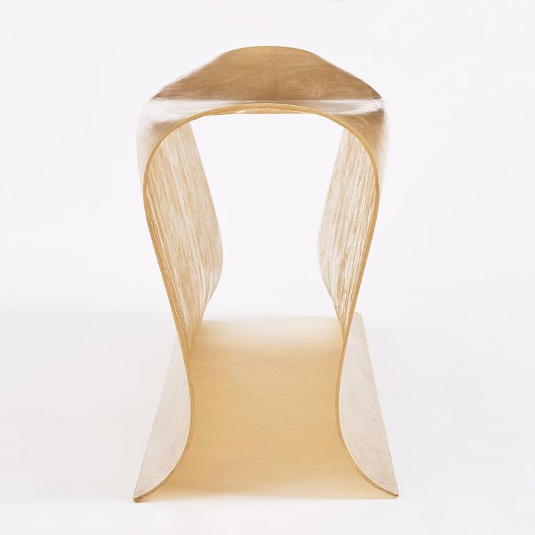 Olivier Gregoire, a bench, "Fold", first edition, Acne Studios, 2010.