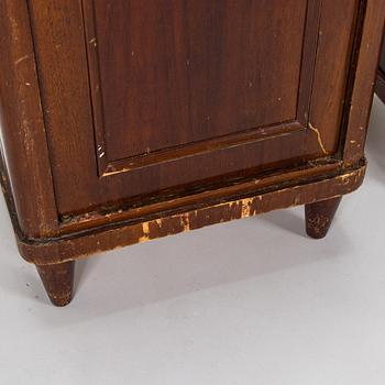 Two bedside tables, early 20th century.