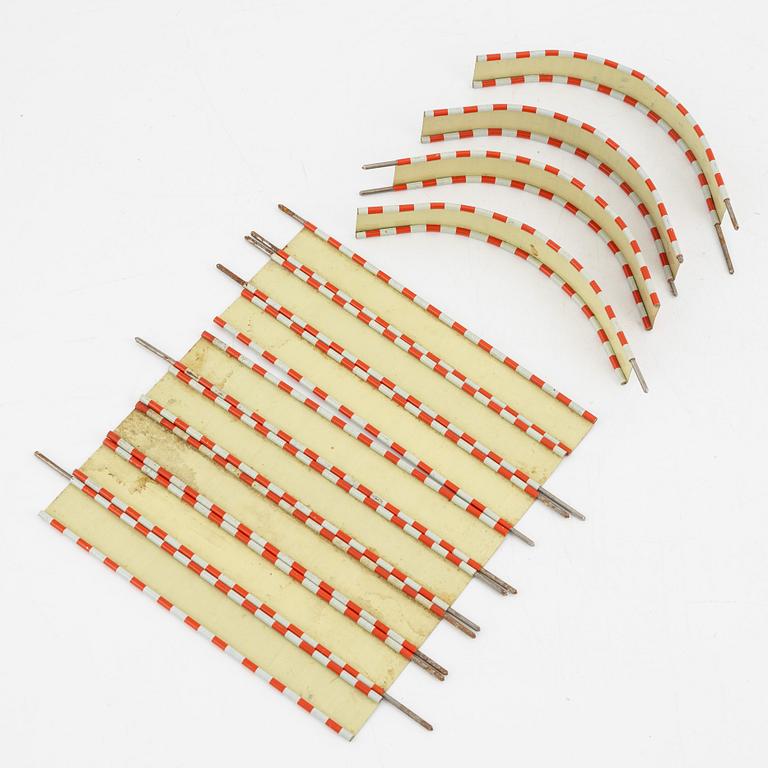 A tin toy radio cars, Hoch & Beckman, Germany, mid 20th century.