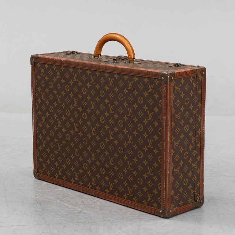 Louis Vuitton, a monogram canvas suitcase, 1970's.