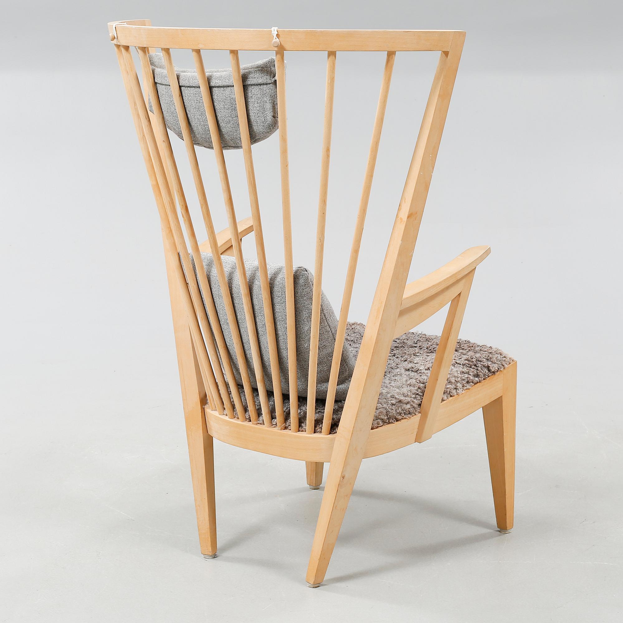 An Norrgavel armchair by Nirvan Richter named "Länstol".