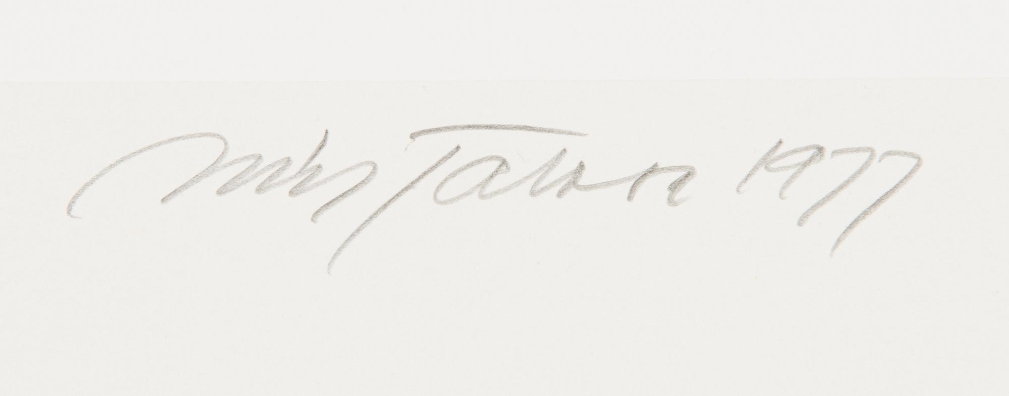 Portfolio with eleven serigraphs, signed and numbered 67/110, 1977.